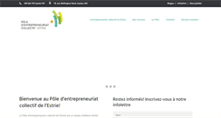 Desktop Screenshot of economiesocialeestrie.ca